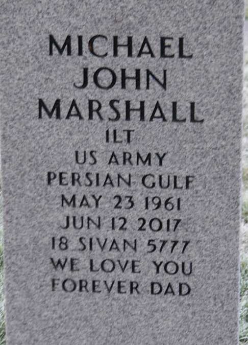 MICHAEL MARSHALL Monument